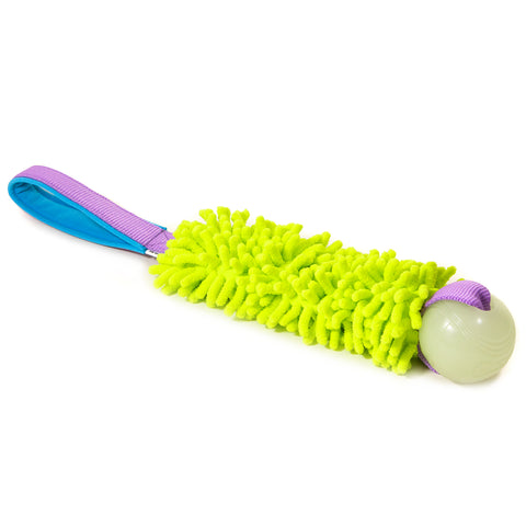 Tennis ball mop short handle