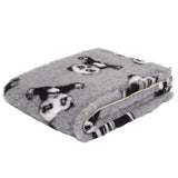 Αντιολισθητικό VetBed γκρι με pandas (100x75)