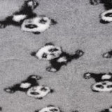 Αντιολισθητικό VetBed γκρι με pandas (100x150)