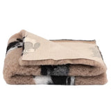 Αντιολισθητικό VetBed μπεζ με προβατάκια (100x75)