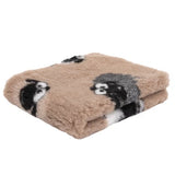 Αντιολισθητικό VetBed μπεζ με προβατάκια (100x75)