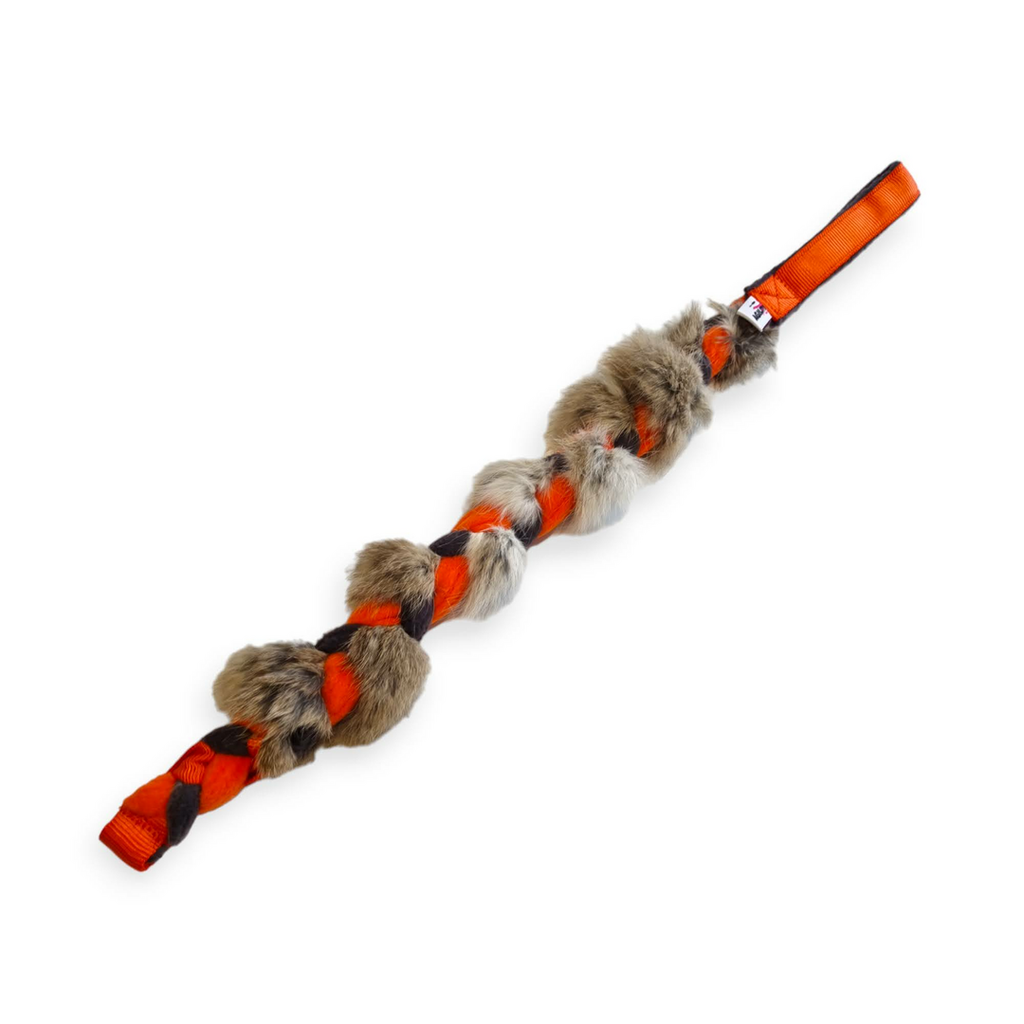 Rabraidy (rabbit & fleece) short handle toy