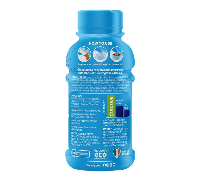 Oralade Active ισοτονικό ρόφημα ηλεκτρολυτών (λαχανικά)