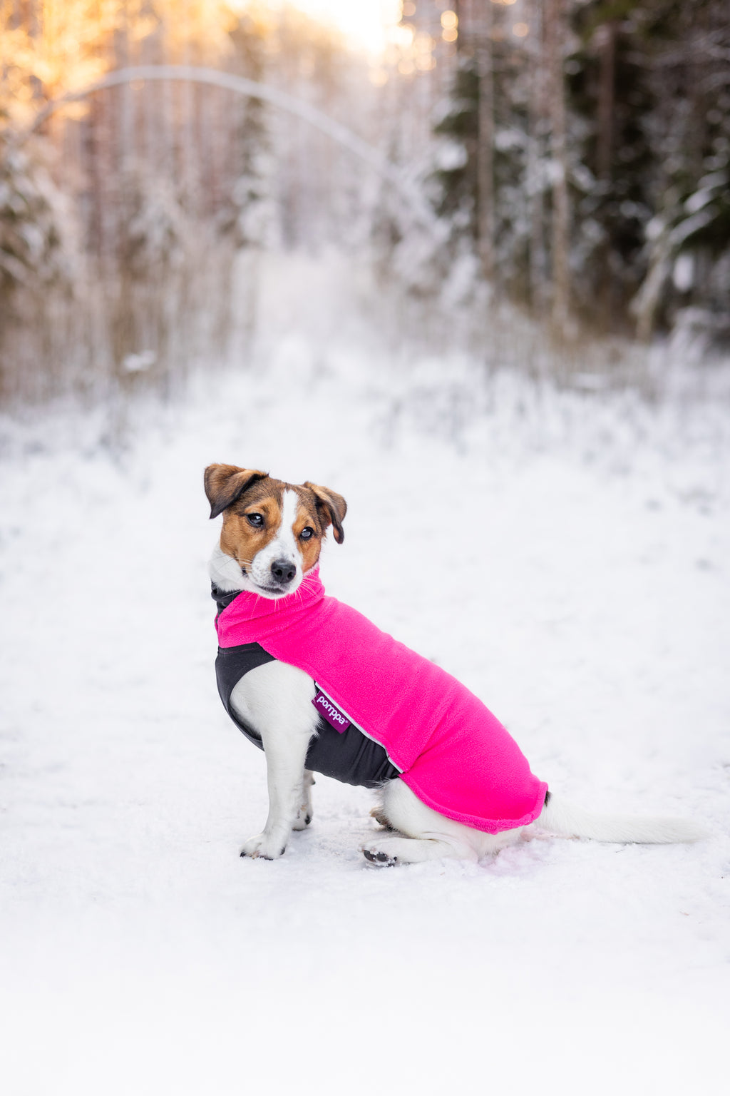 Fleece μπουφάν Jumppa Pink