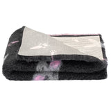 Αντιολισθητικό VetBed ανθρακί με λαγουδάκια (100x75)