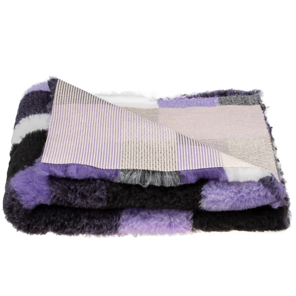 Αντιολισθητικό VetBed μοβ patchwork (100x75)