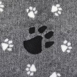 Αντιολισθητικό VetBed γκρι με πατούσες (100x75)