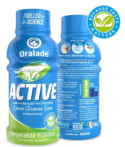 Oralade Active ισοτονικό ρόφημα ηλεκτρολυτών (λαχανικά)