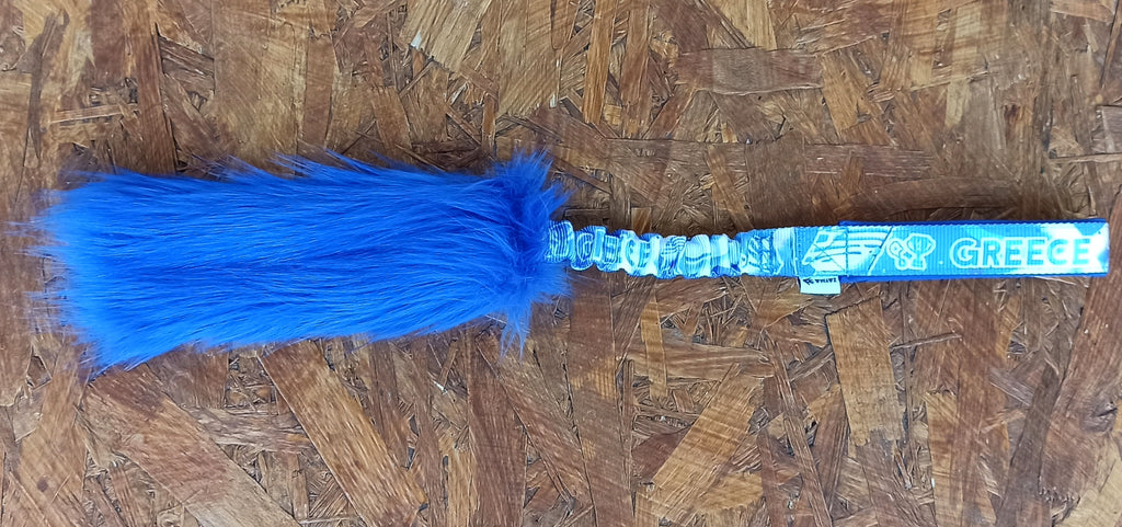 Fur toy with bungee Medium 'furry patriots' - Greece