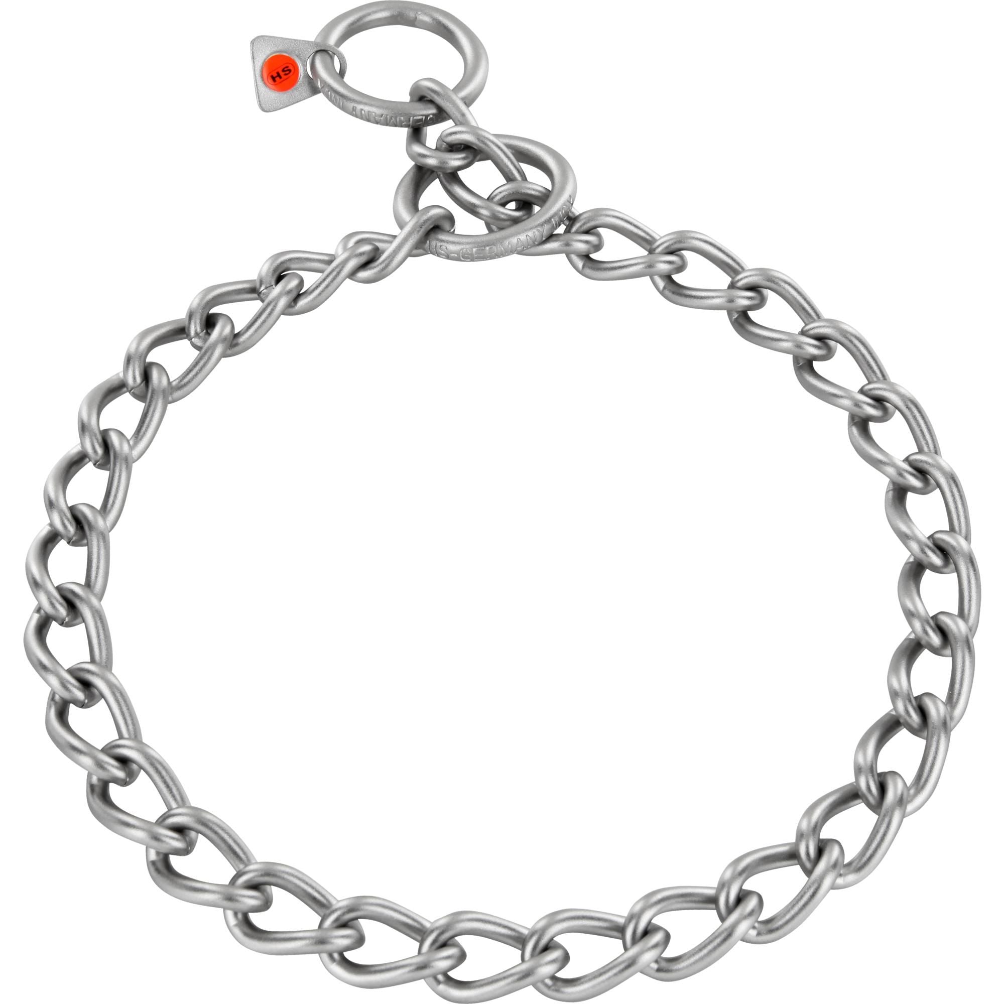 Περιλαίμιο αλυσίδα stainless steel ματ - 4 χιλ.