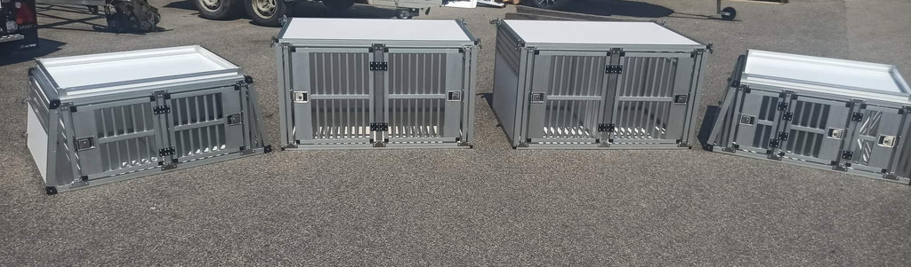 Εξατομικευμένα boxes αλουμινίου & τρέιλερ αλουμινίου για την ασφαλή μεταφορά των σκύλων σας