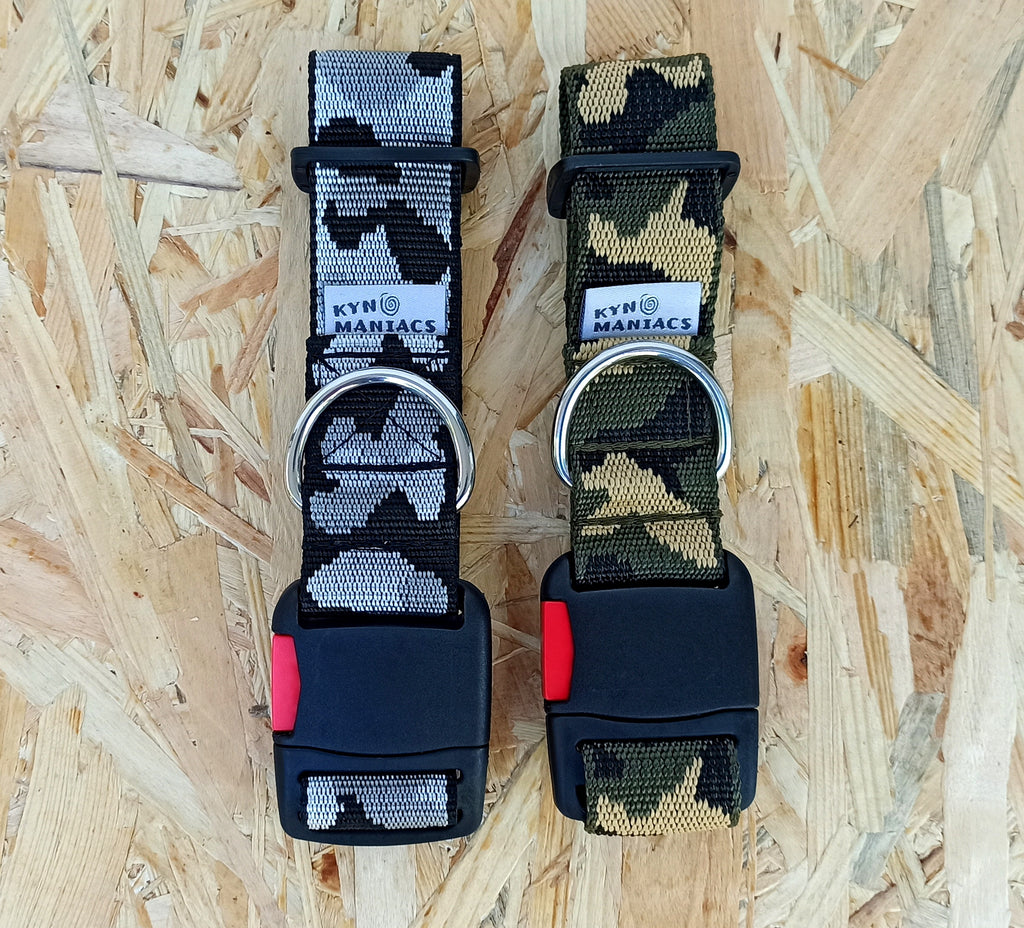 Περιλαίμιο camo με κούμπωμα nexus