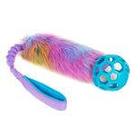 Rainbow fur & JW Pet Hol-ee Roller XSmall