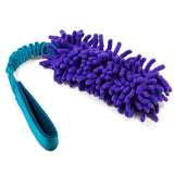 Microfiber toy with bungee handle large