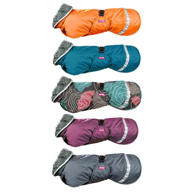 Μπουφάν με ενισχυμένη επένδυση Perus μελιτζανί